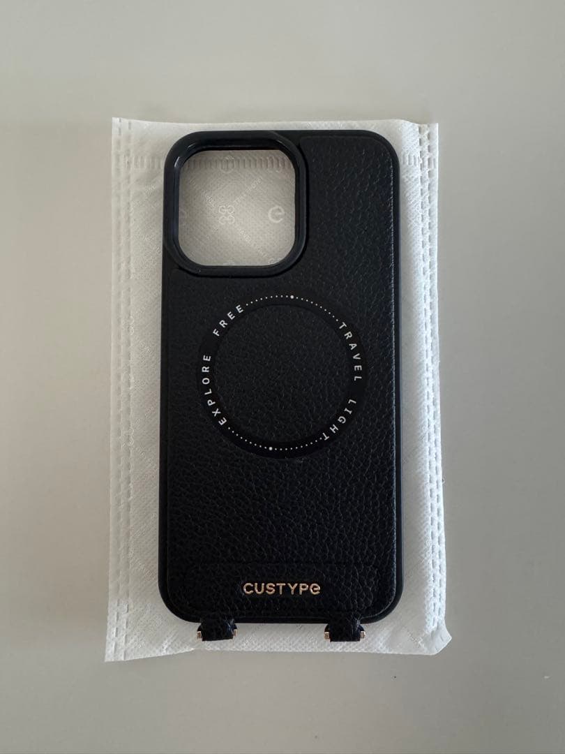 CUSTYPE 15promax ケース 、ウォレット、ストラップ3点セット