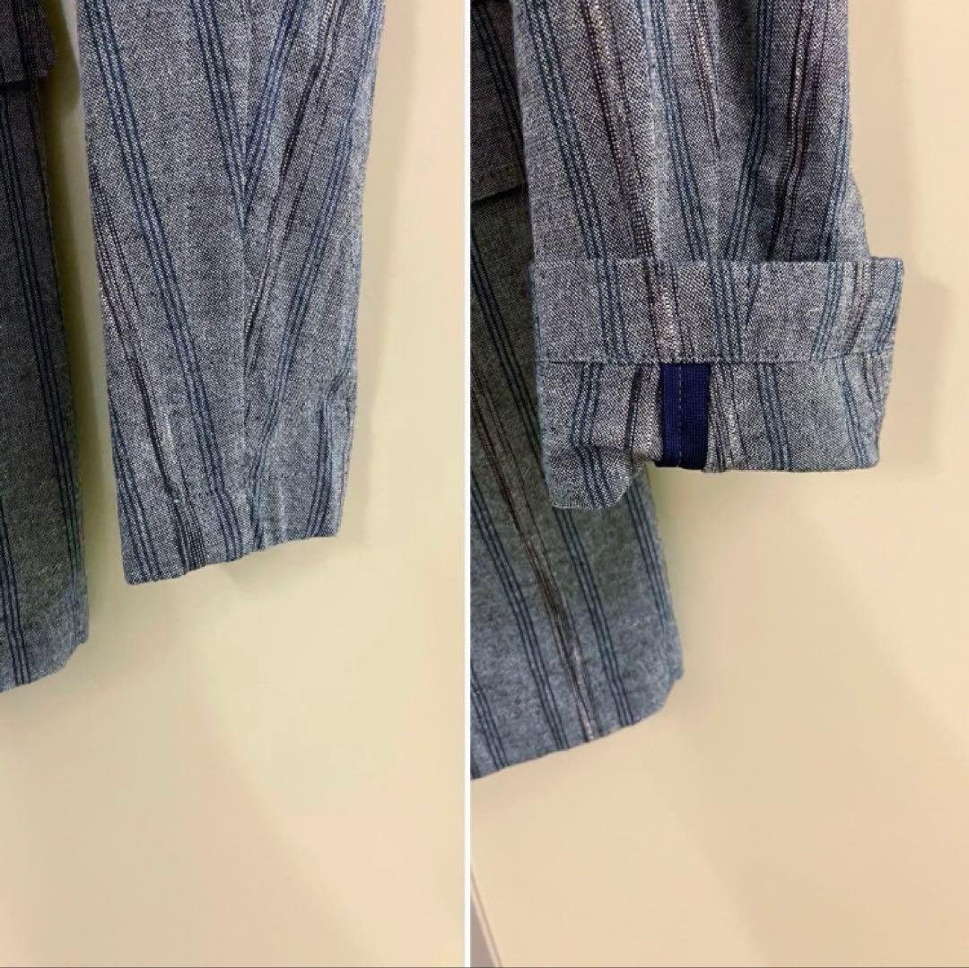 〓m's braque〓 セルビッチ ストライプ シャンブレー ジャケット