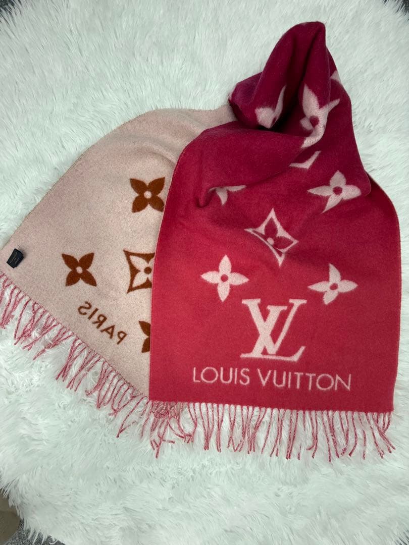 LOUIS VUITTON レッド ストール