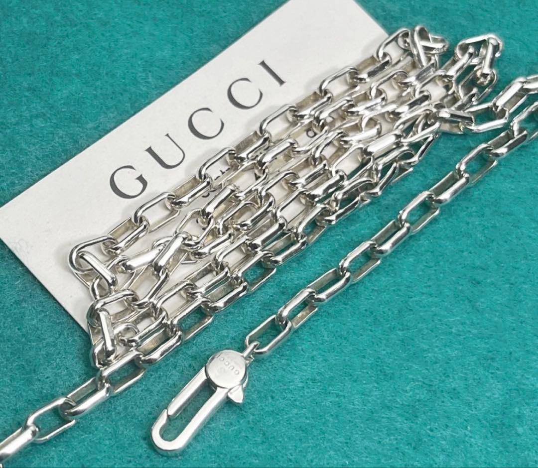 極美品‼️GUCCI 3.8ミリ シルバー925チェーンネックレス