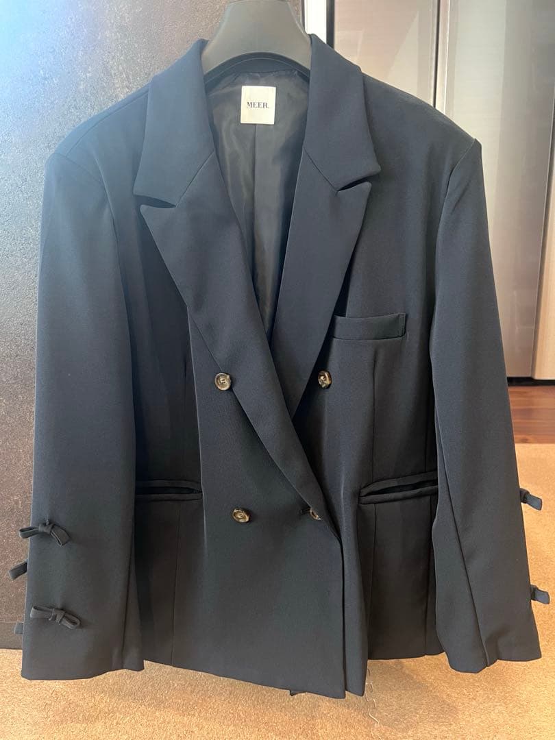meer. メーア　RIBBON OVERSIZED JACKET