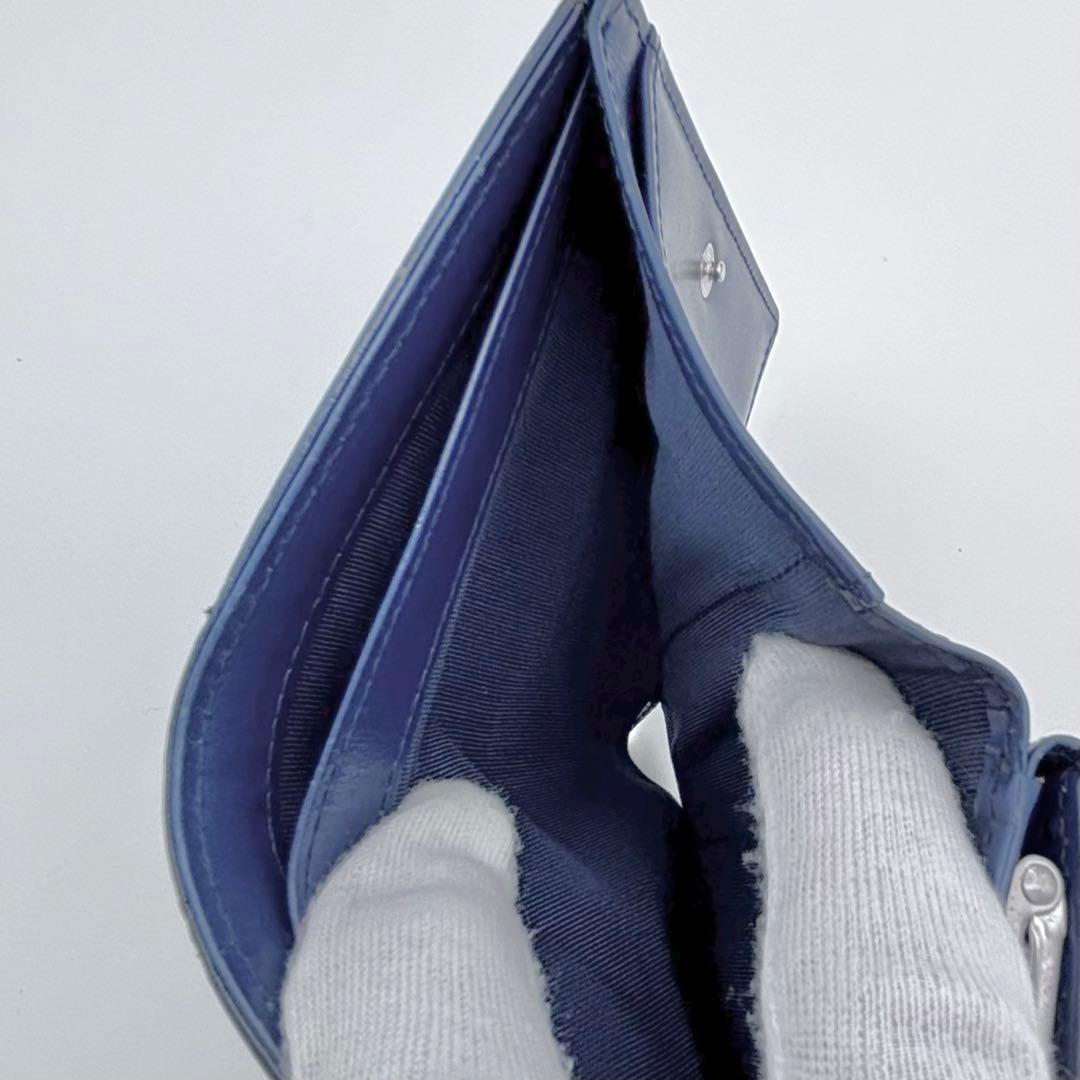 ✨未使用品✨ agnes b. がま口 二つ折り財布 レザー ごくう