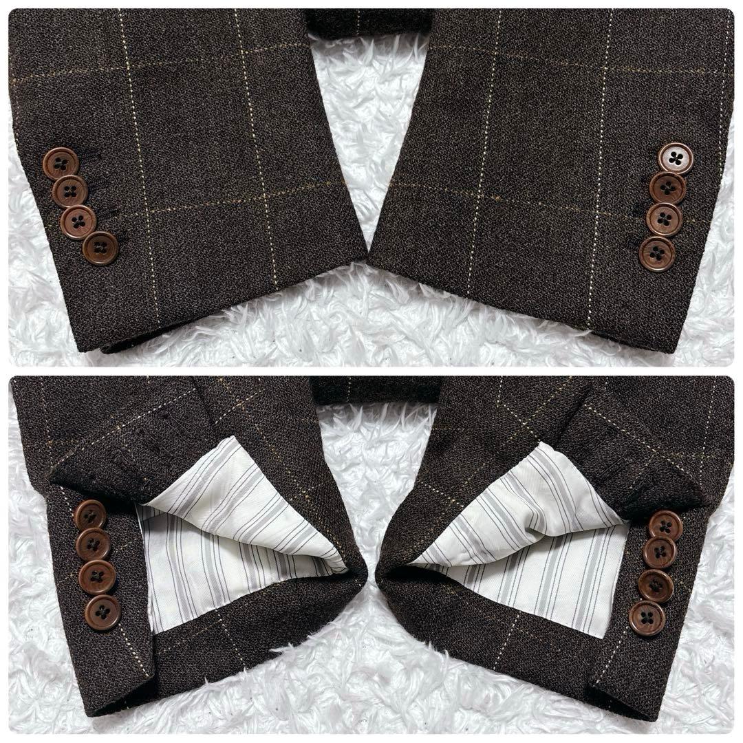 美品✨ Gi.Capri ジ・カプリ イタリア製 ウールジャケット 44 茶