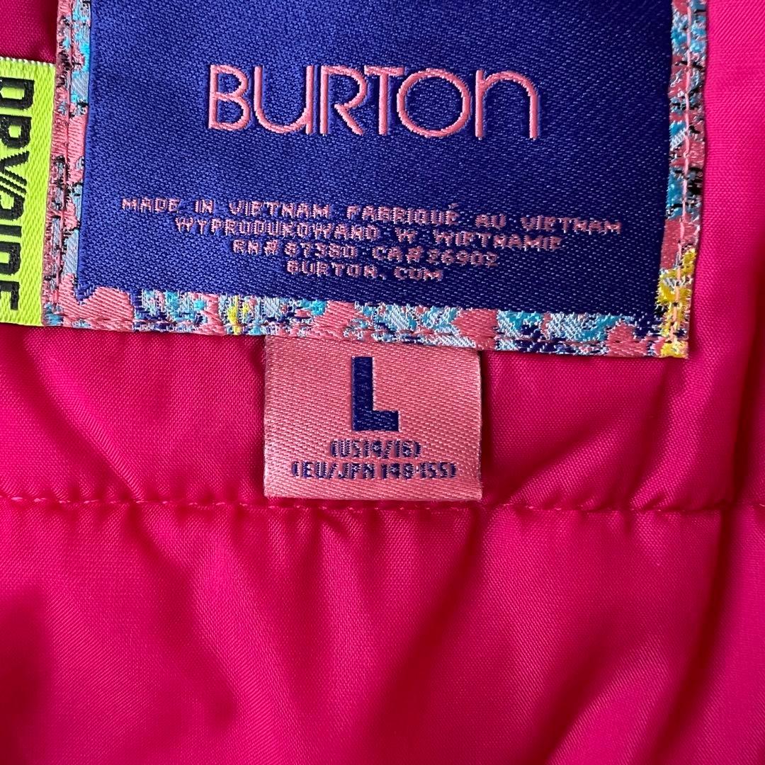 【BURTON】バートン　ガールズL　150　スノボウェア　ジャケット　スキー