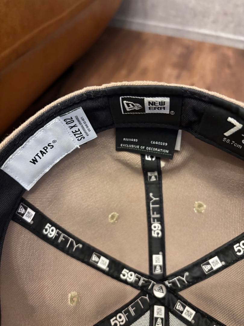 WTAPS 59FIFTY ベージュキャップ