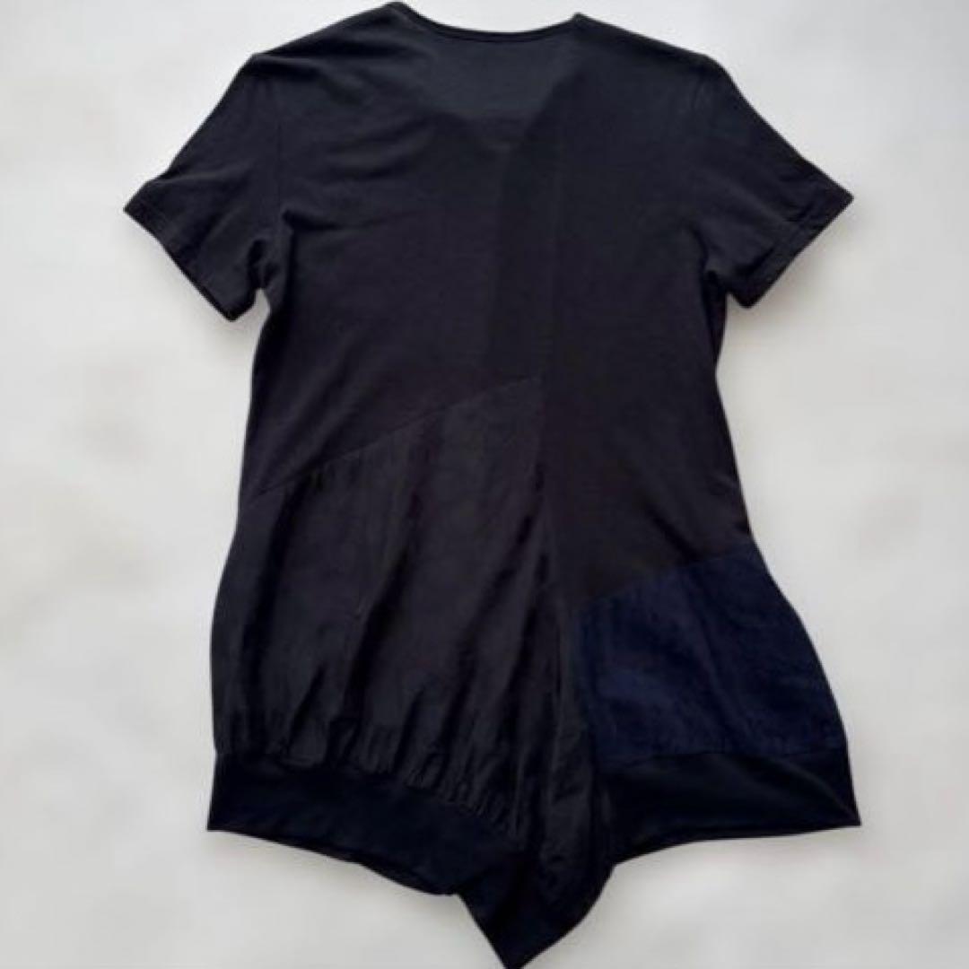 ワイズ Y's Yohji Yamamoto カーディガン 半袖 異素材MIX