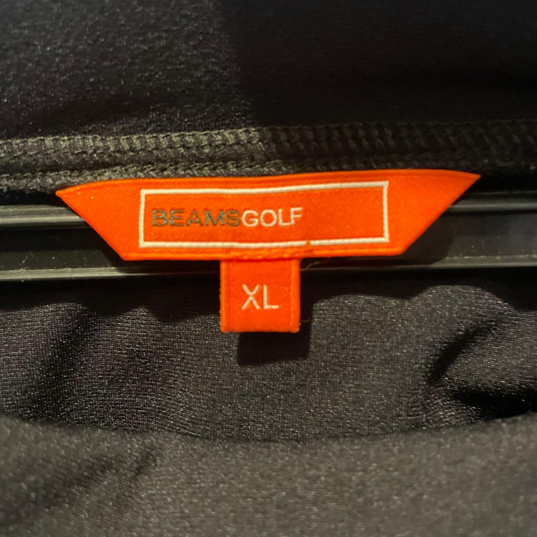 BEAMS GOLF ブラック ロングスリーブシャツ モックネック XL