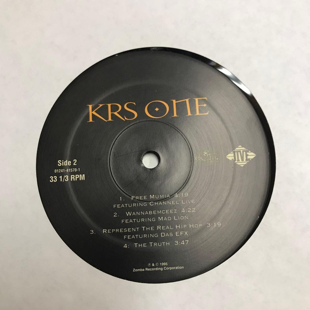 KRS ONE レコード 33 1/3 RPM