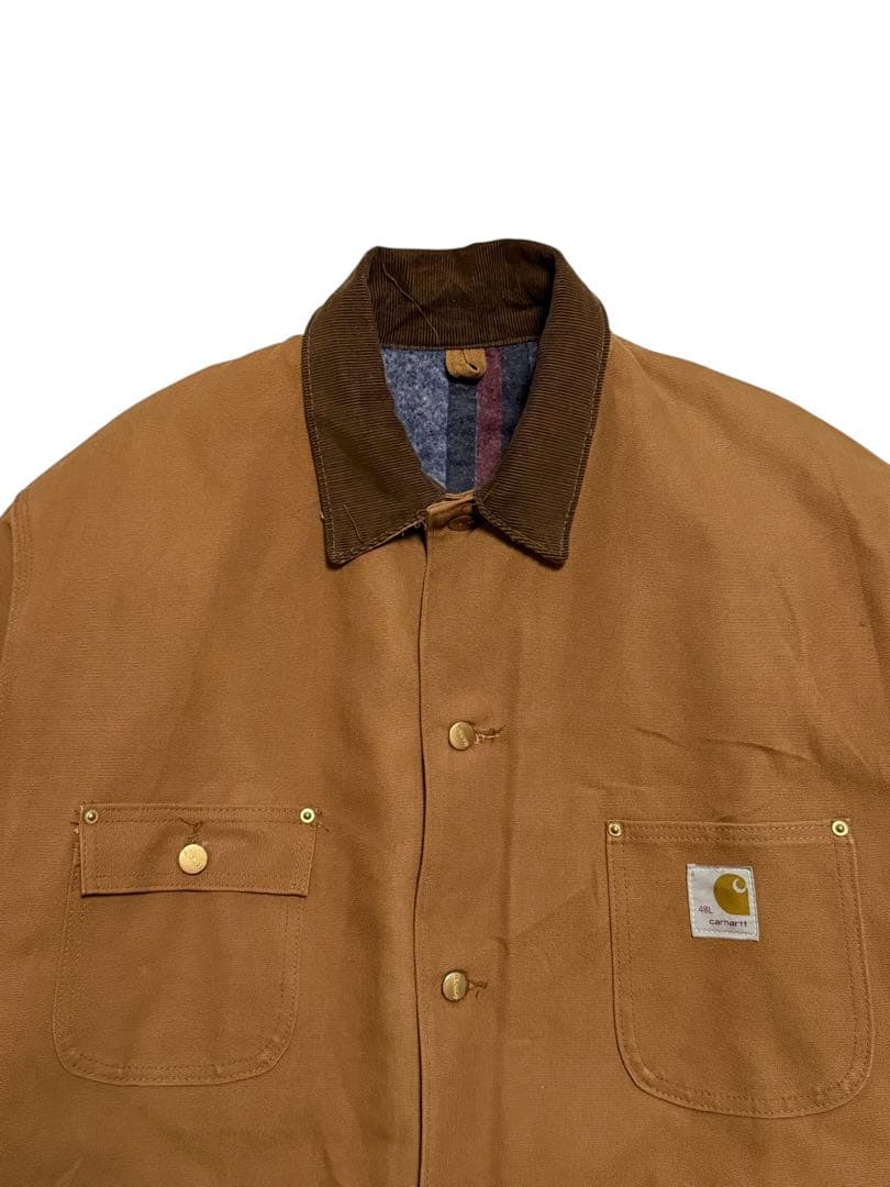 【carhartt/カーハート 】70s チョアコート 裏地あり ミント