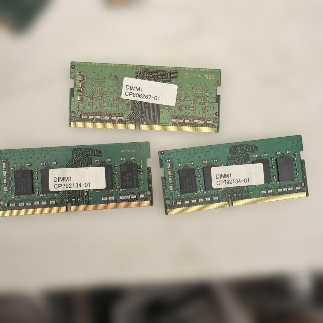 SKhynix & Samsung DDR4 8GB 3200MHz 3枚セット