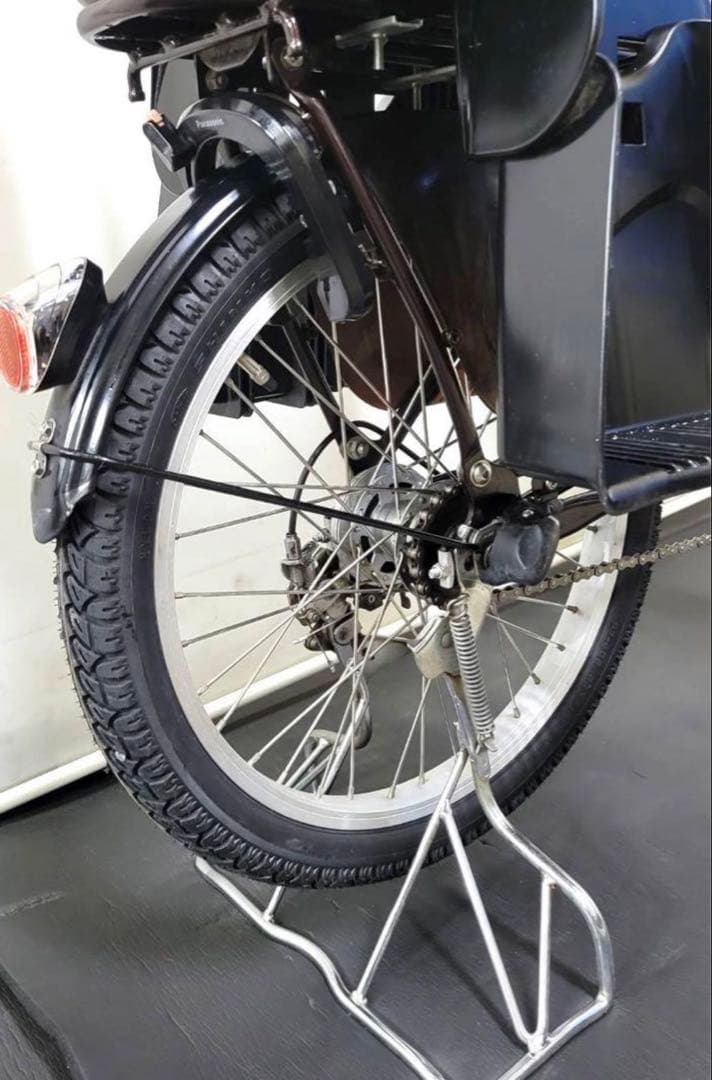 1年保証 大容量　パナソニック　ギュット　20インチ　茶色　電動アシスト自転車