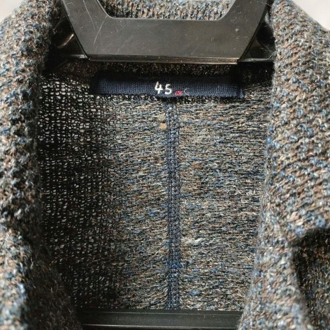 【美品】45R リネン100% ニットジャケット サイズ3 45rpm