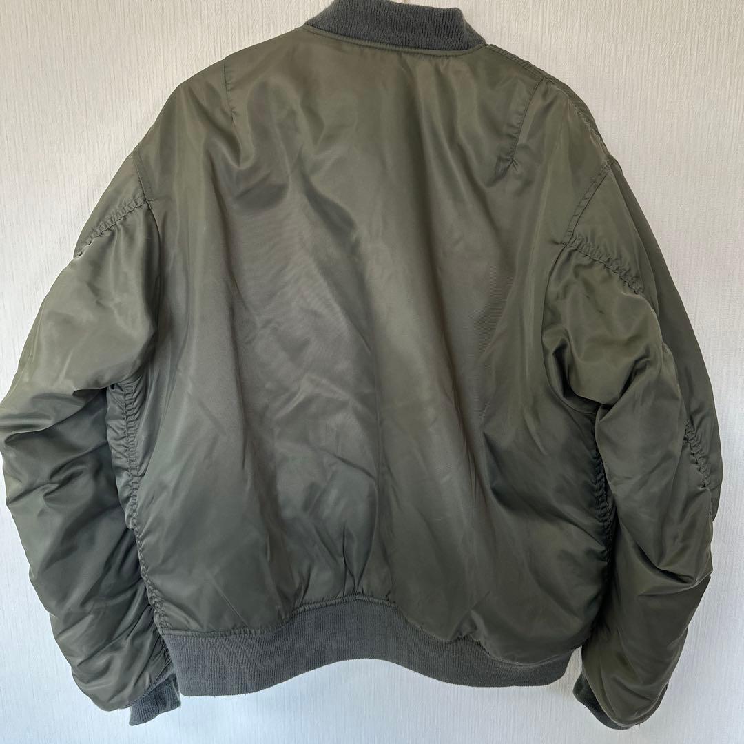 OLDUNIQLO MA-1ジャケット Mサイズ オリーブ