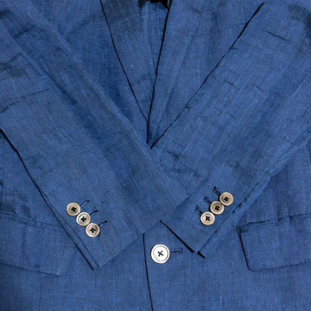 【美品】BEAMS ビームス テーラードジャケット リネン Sサイズ アンコン