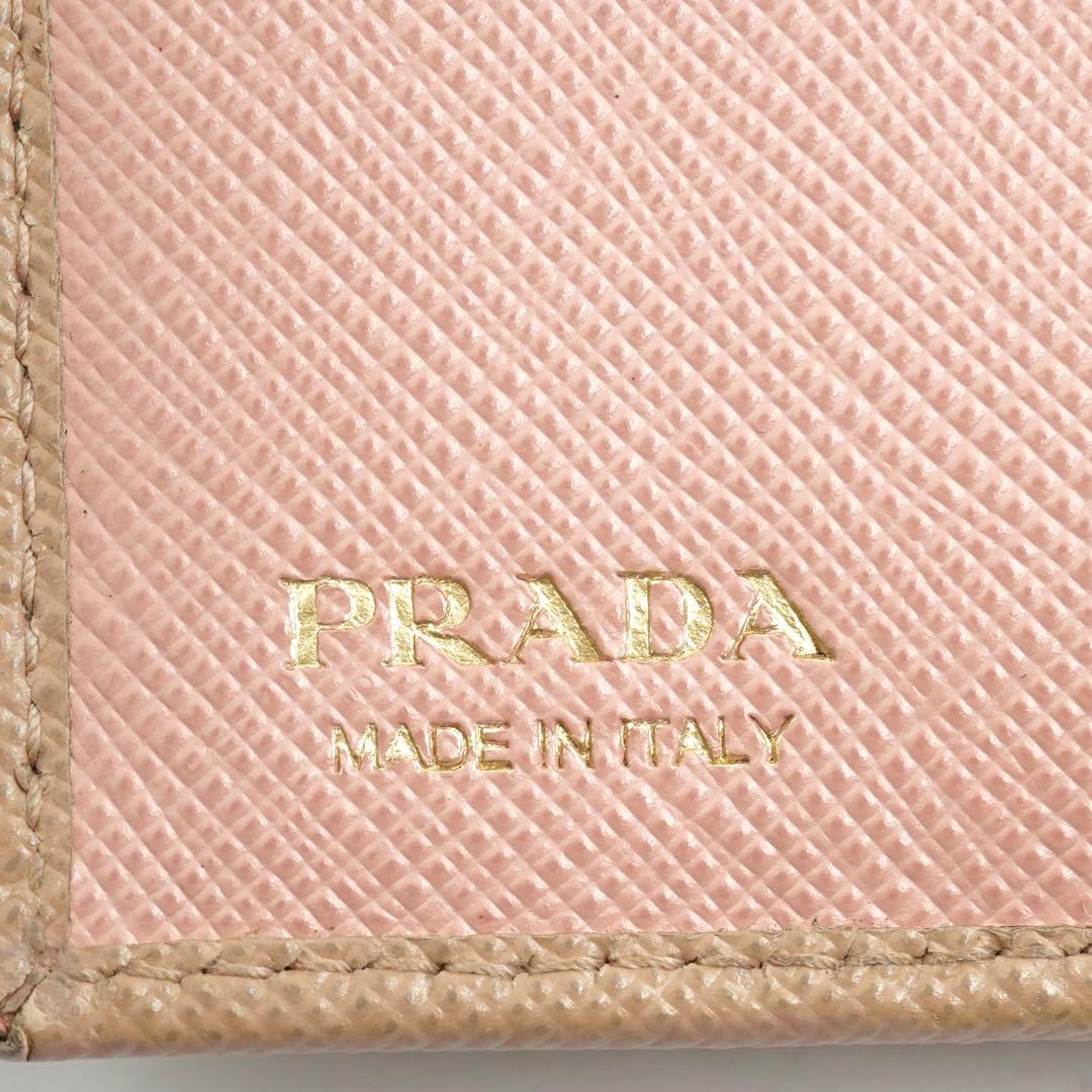 ✨新品未使用・箱付き✨　PRADA ミディアムウォレット　サフィアーノレザー
