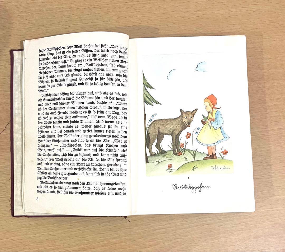 NO.253 ドイツ 古書 洋書 絵本 児童書 グリム童話
