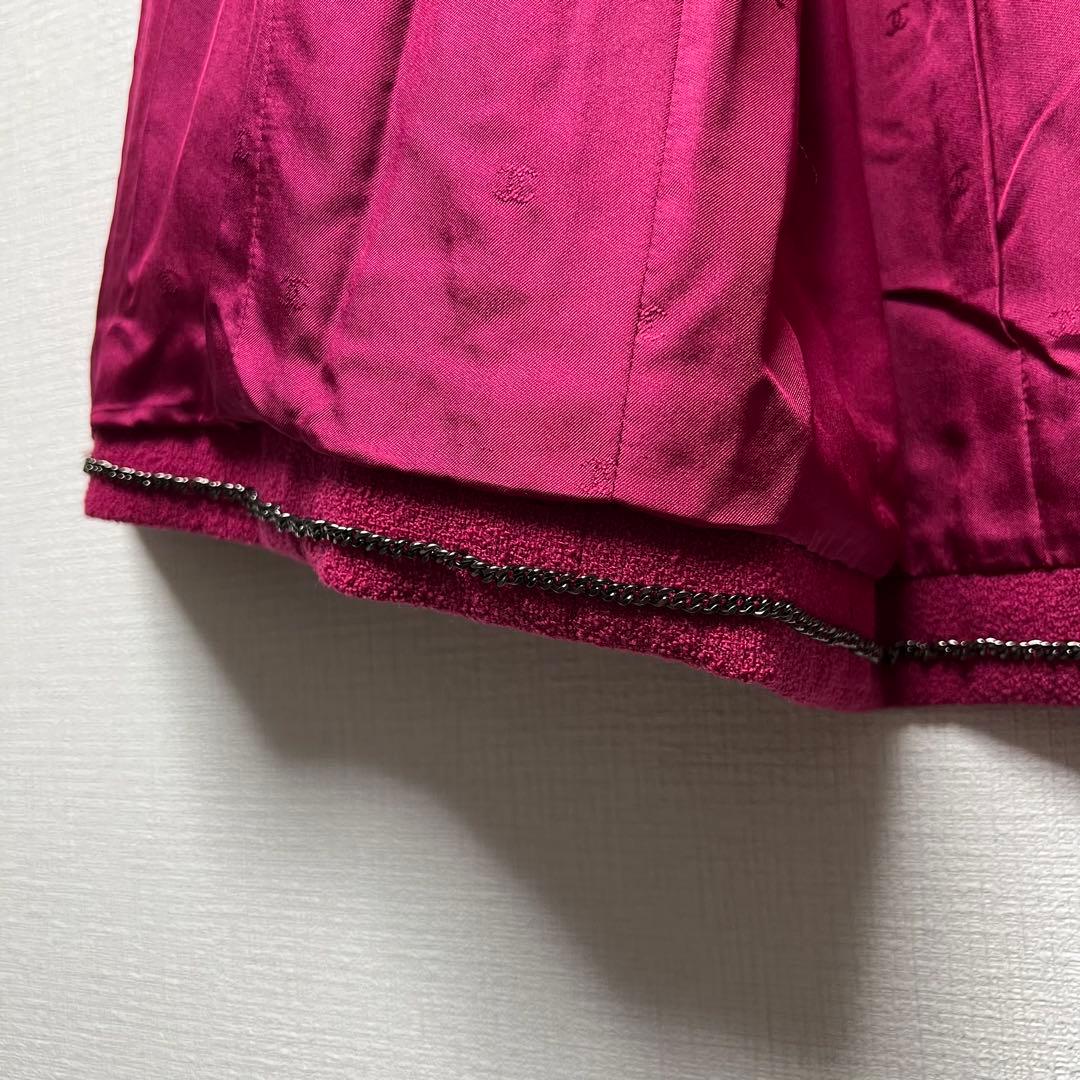ココマーク✨ CHANEL シャネル ツイードシングルジャケット 4B 98A