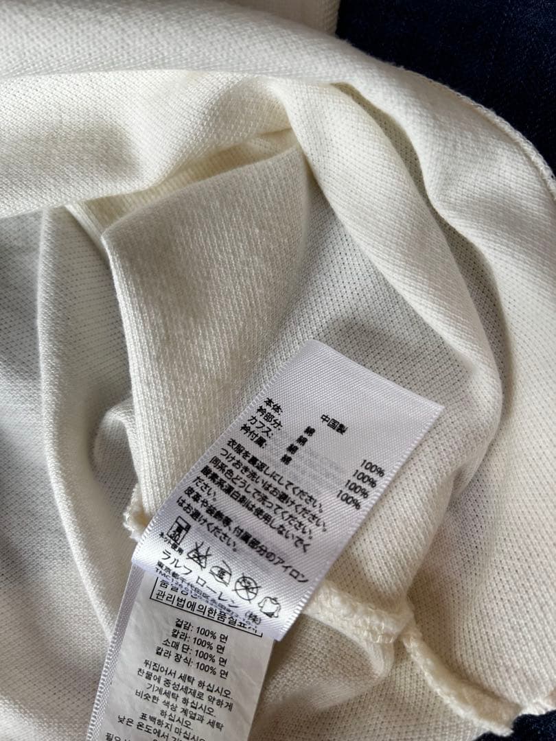 【美品】Ralph Laurenパールビーズ刺繍ポロシャツ