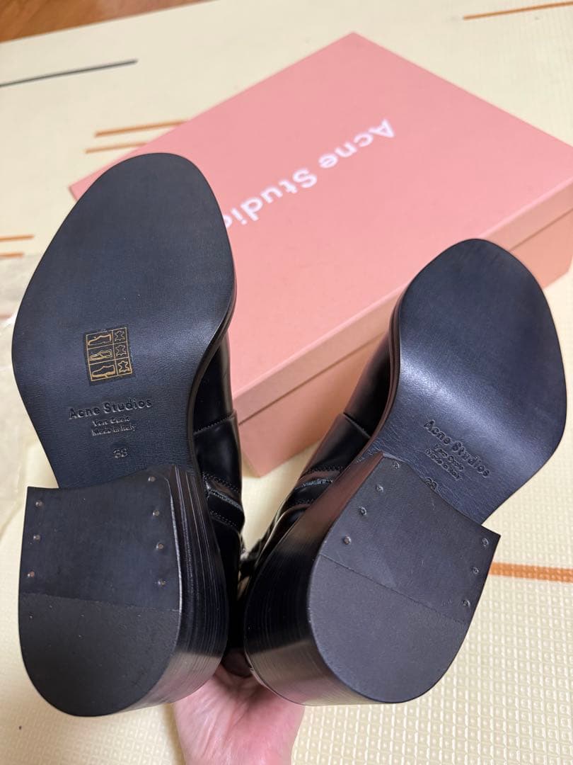 SALE【新品未使用】Acne Studios ブーツ黒　38サイズ