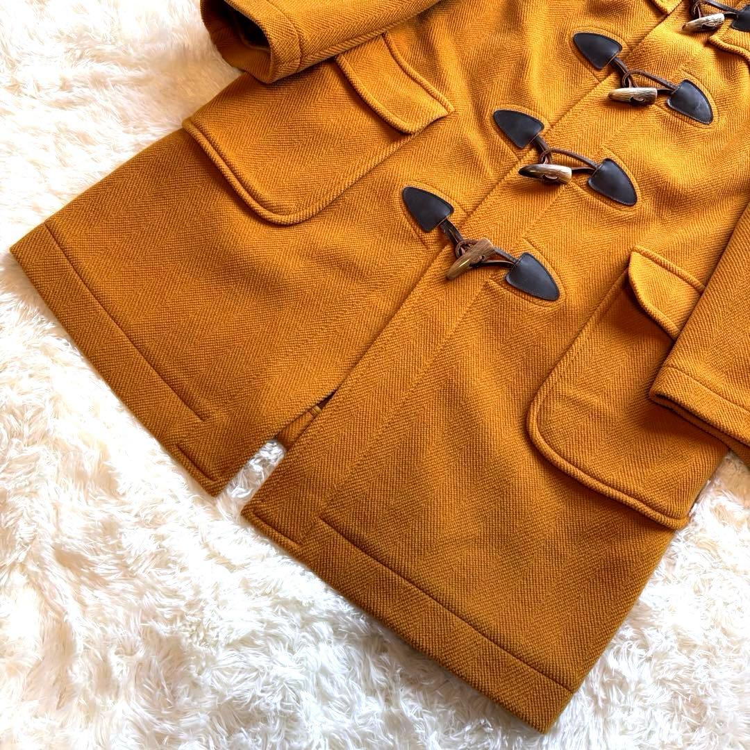 ✨希少色✨訳あり✨J.PRESS　ダッフルコート　ヘリンボーン　マスタード　M
