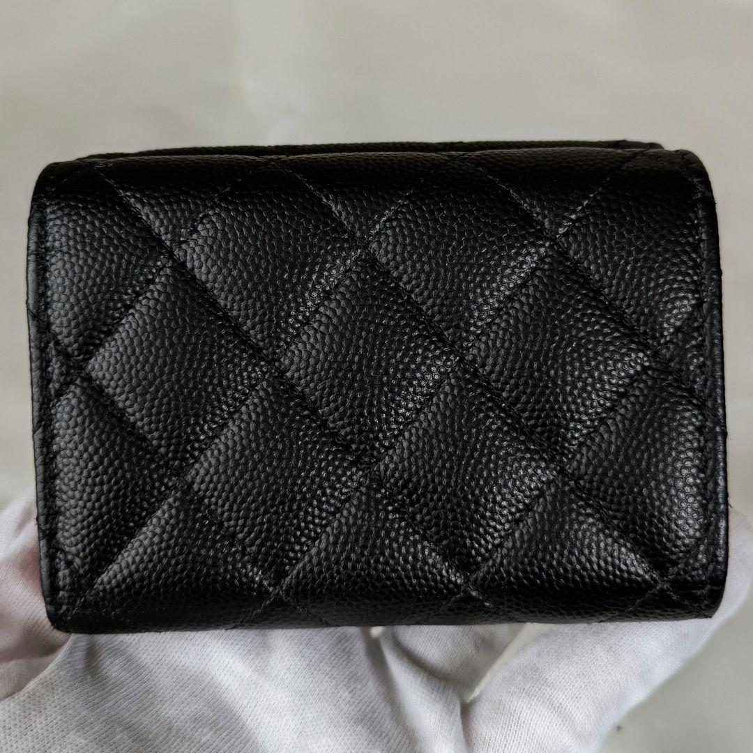 シャネル♥キャビアスキン♥三つ折り財布