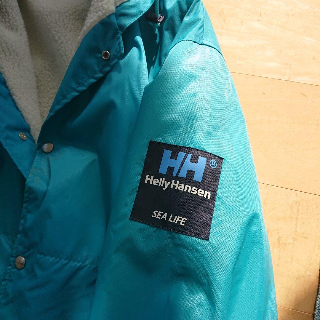 Helly Hansen SEA LIFE モッズコート Lサイズ ターコイズ