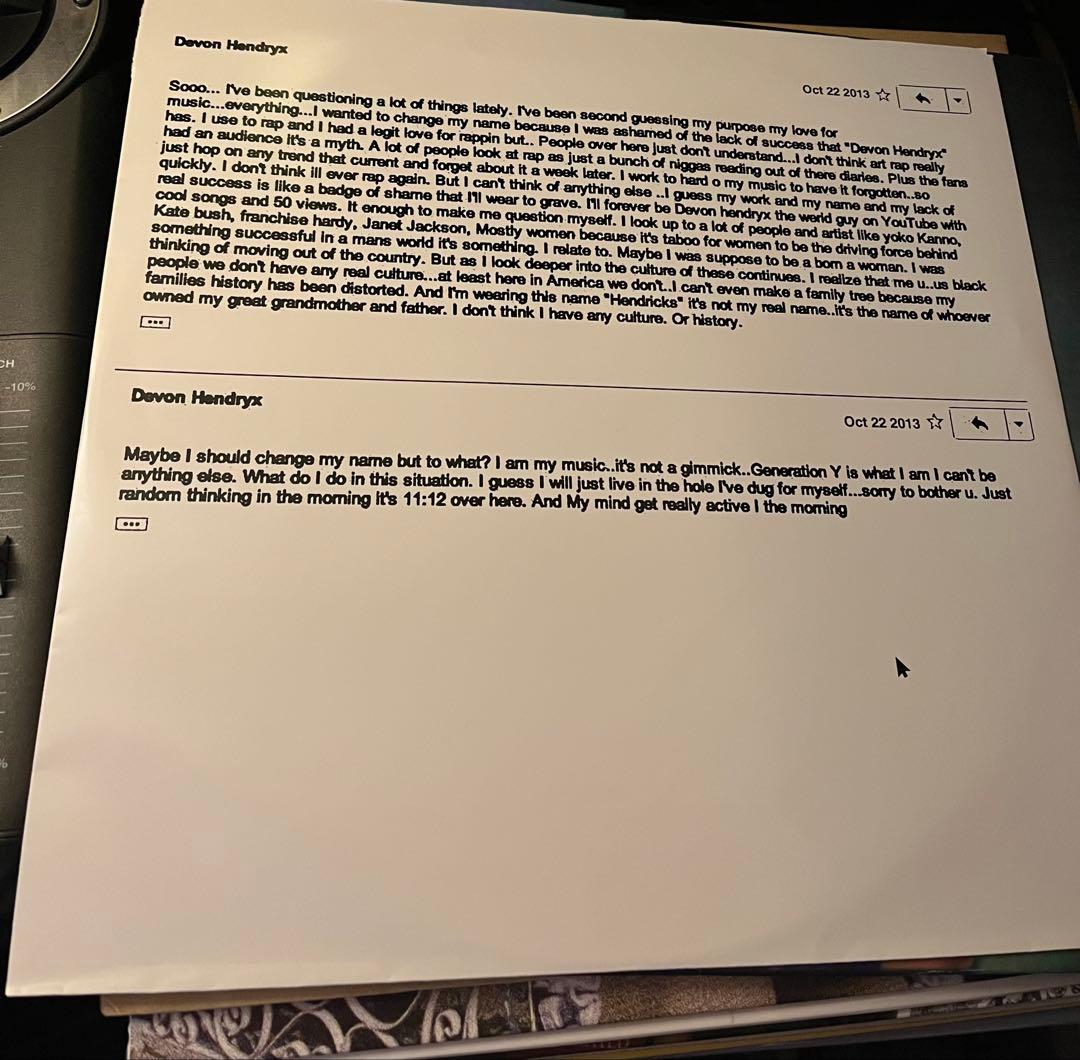 JPEGMAFIA(前名義) The Ghost~Pop Tape レコードLP