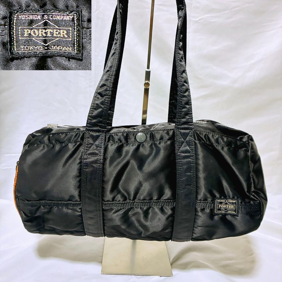 [美品] PORTER タンカー ドラムバッグ L ミニボストン　廃盤品