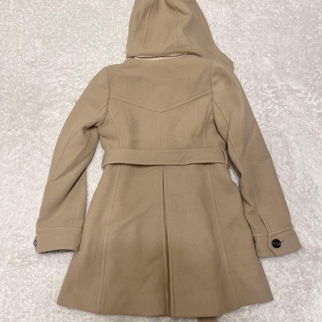 ✨美品✨ バーバリーブルーレーベル アンゴラ 混 ベルト ステンカラーコート