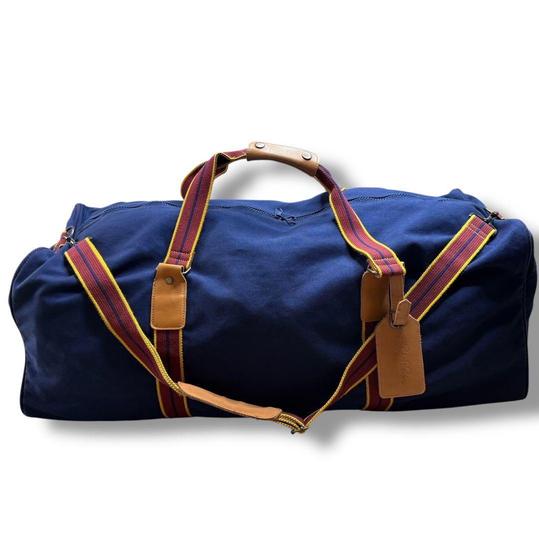brooks brothers★大容量 ボストンバッグ ネイビー ショルダー