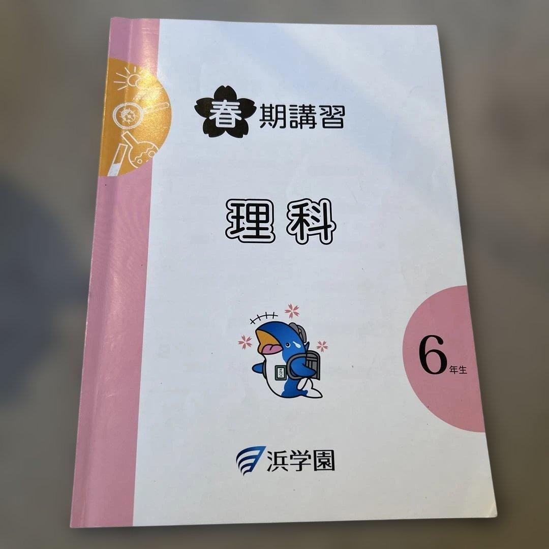 2025年度小6 春期講習 理科 浜学園　M灘コース一式