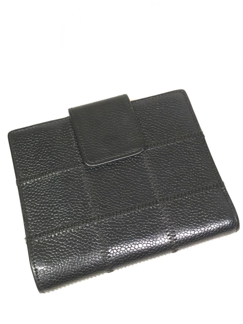 美品　シャネル　キャビアスキン　財布