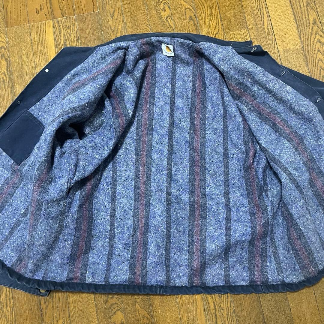 パ*ダ様 carhartt カーハート　チョアコート　ネイビー　90s