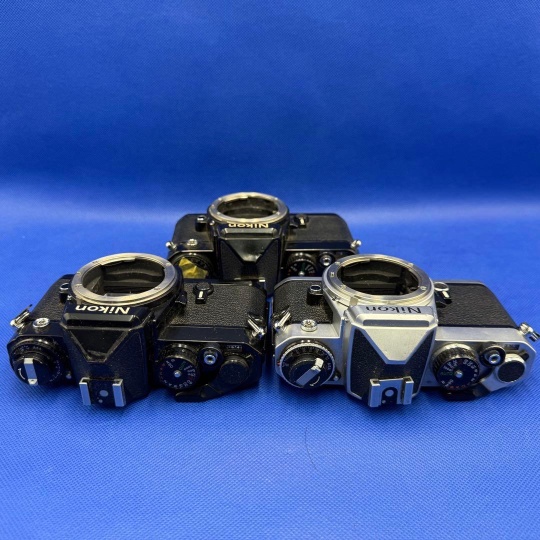 Nikon FE フィルム一眼レフカメラ 3台セット ジャンク