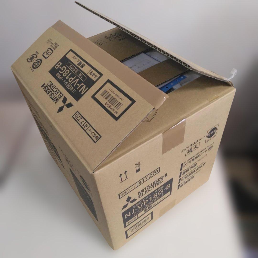 【新品】三菱IHジャー炊飯器　1.8L(10合)炊き　NJ-VP18G-B