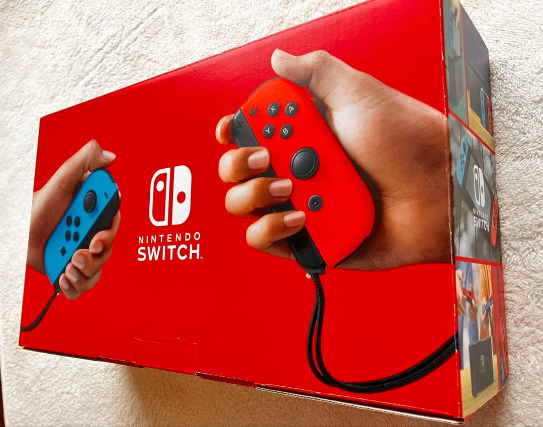 【32GBカード、ケース付】Nintendo Switch スイッチ本体 青・赤
