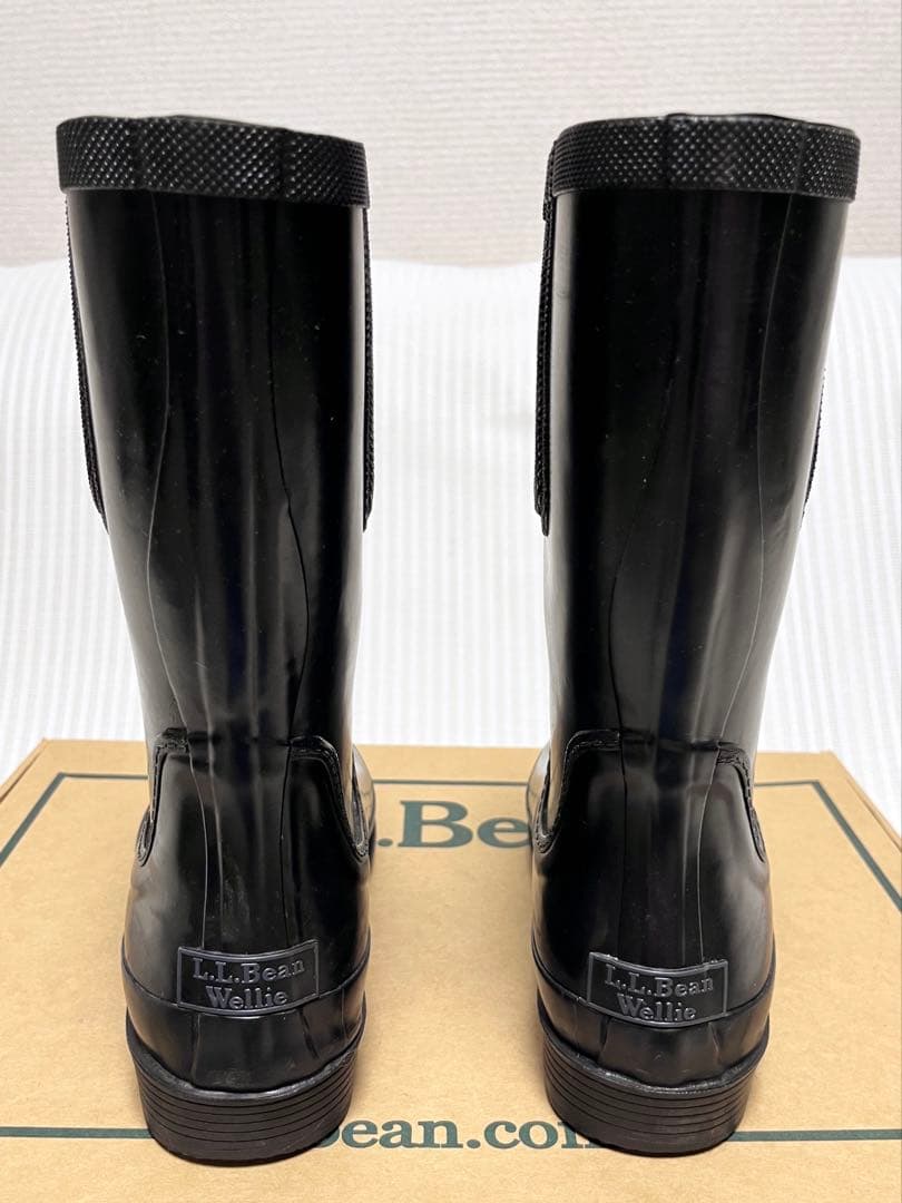 美品⭐︎L.L.Bean ブラック 長靴　２４㎝