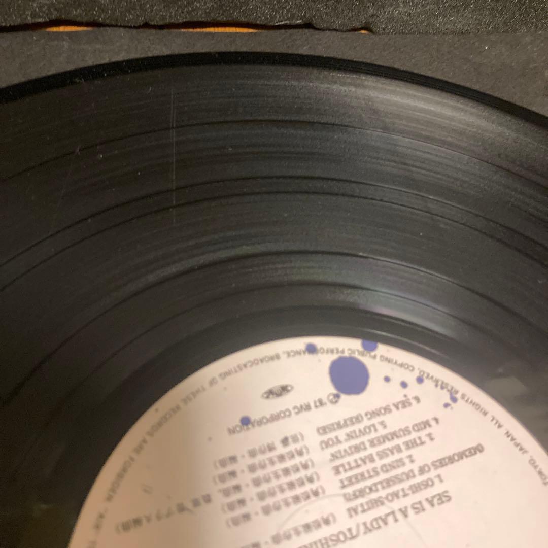 角松敏生 SEA IS A LADY LPレコード ヴィンテージアルバム