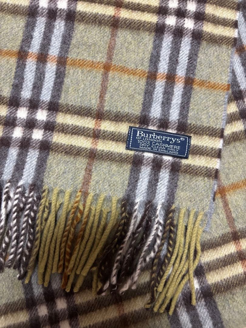 Burberry ‼️ Burberry's 英国製　チェック柄マフラー