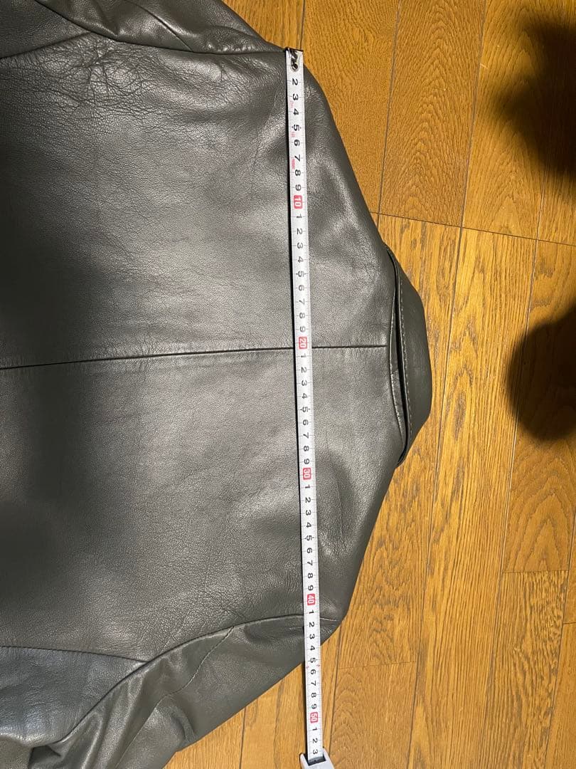 Paul Smithレザー テーラードジャケット 希少なオリーブ色