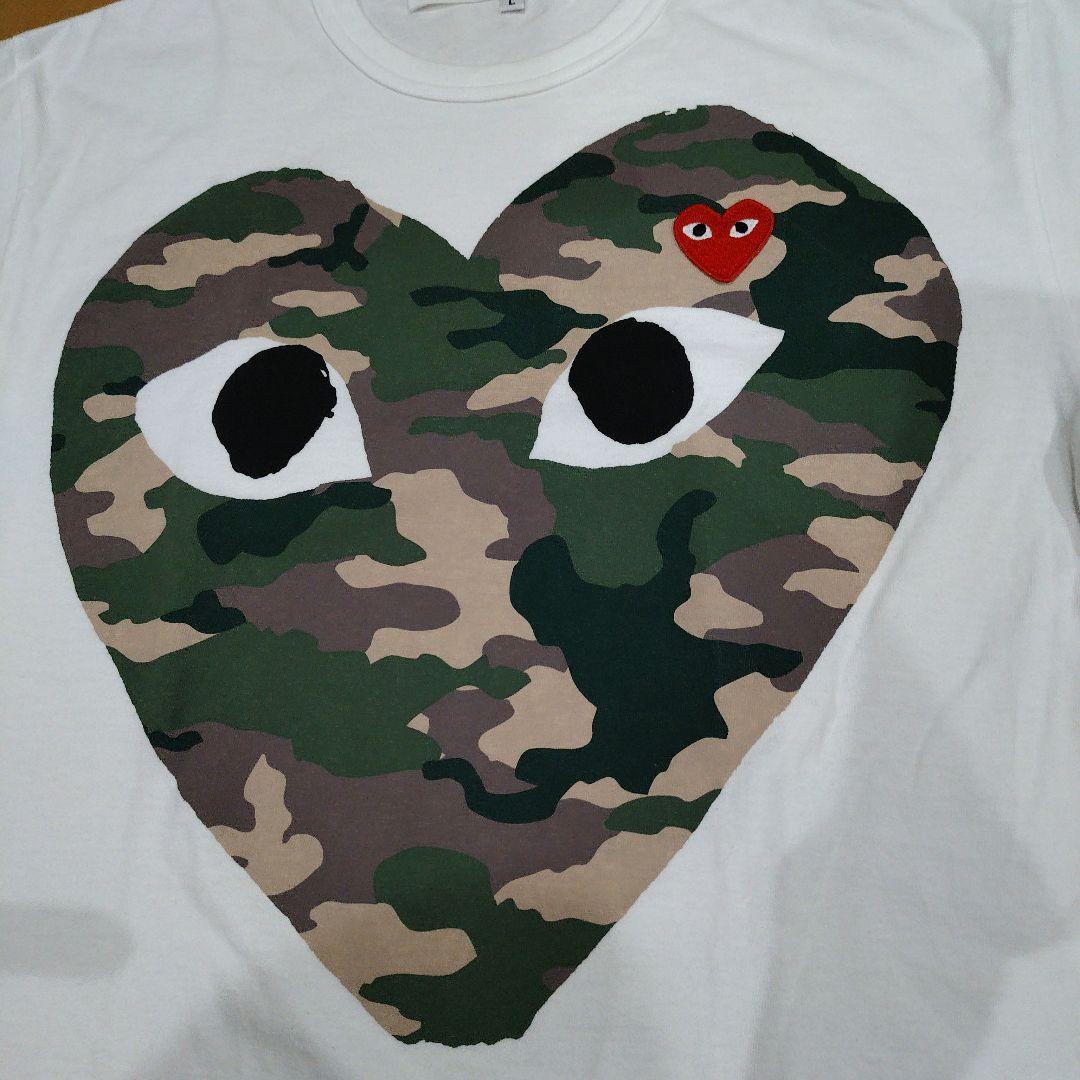 プレイコムデギャルソン　カモフラ　半袖Tシャツ