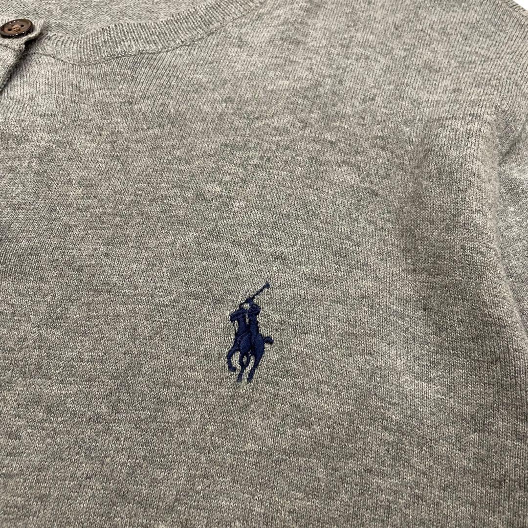 美品　ラルフローレンPolo Ralph Lauren カーディガン M グレー