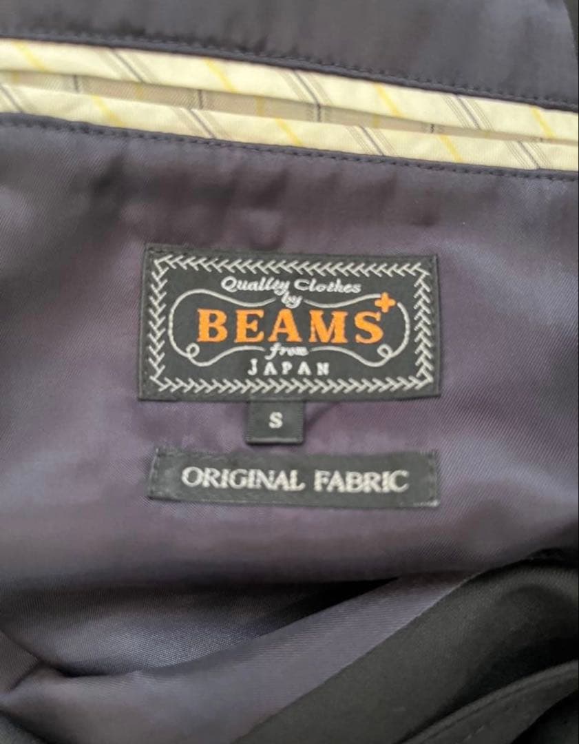 beams ビームス　紺ブレザーダブル　ネイビー　S