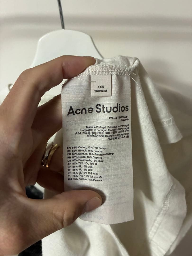 1*2様 国内正規品‼️ Acne Studios ハートプリントTシャツ si