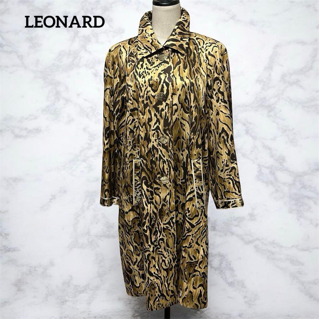 CoCo　【極美品】LEONARD アニマル柄 ラグランスリーブ Aライン
