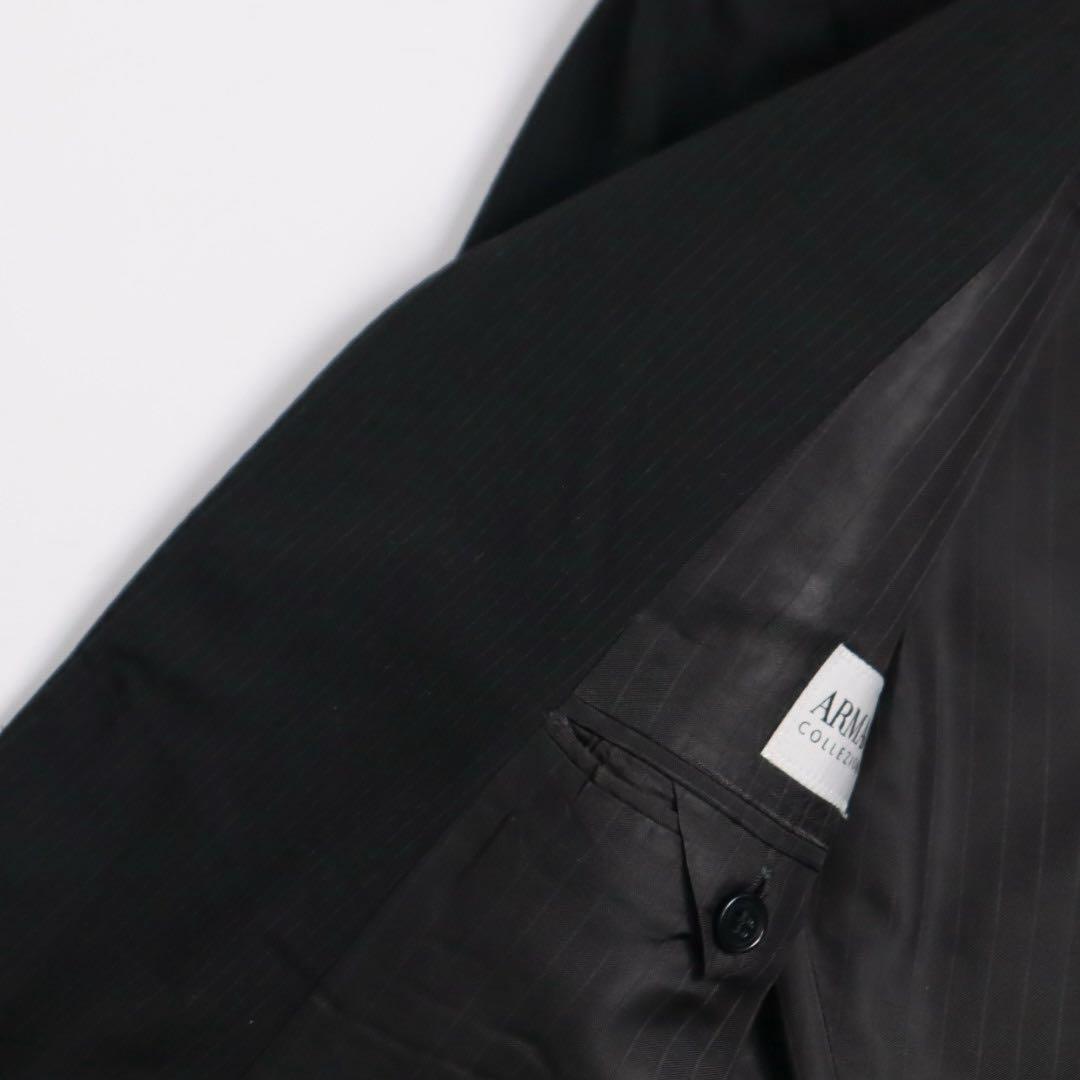armani collezioni アルマーニ スーツ セットアップ　ブラック