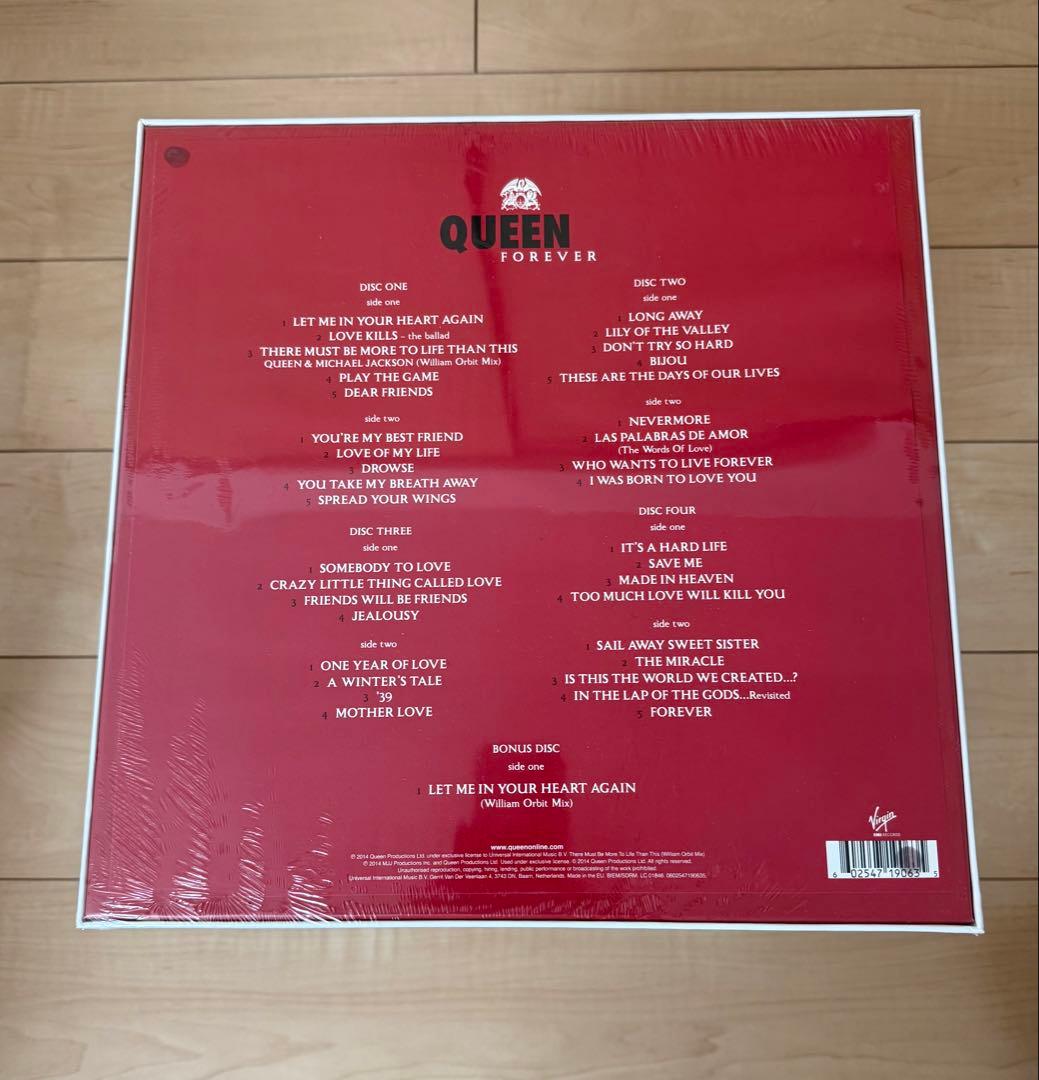 新品QUEEN FOREVER 限定5LP BOX フレディ&マイケルデュエット
