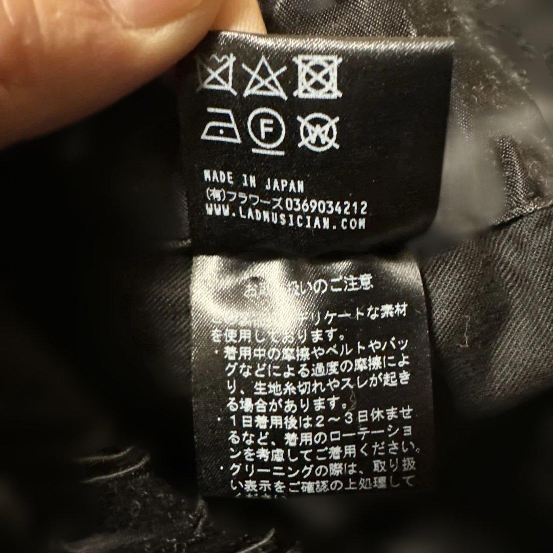 【送料込み】LAD MUSICIAN GATHER WIDE PANTS 42