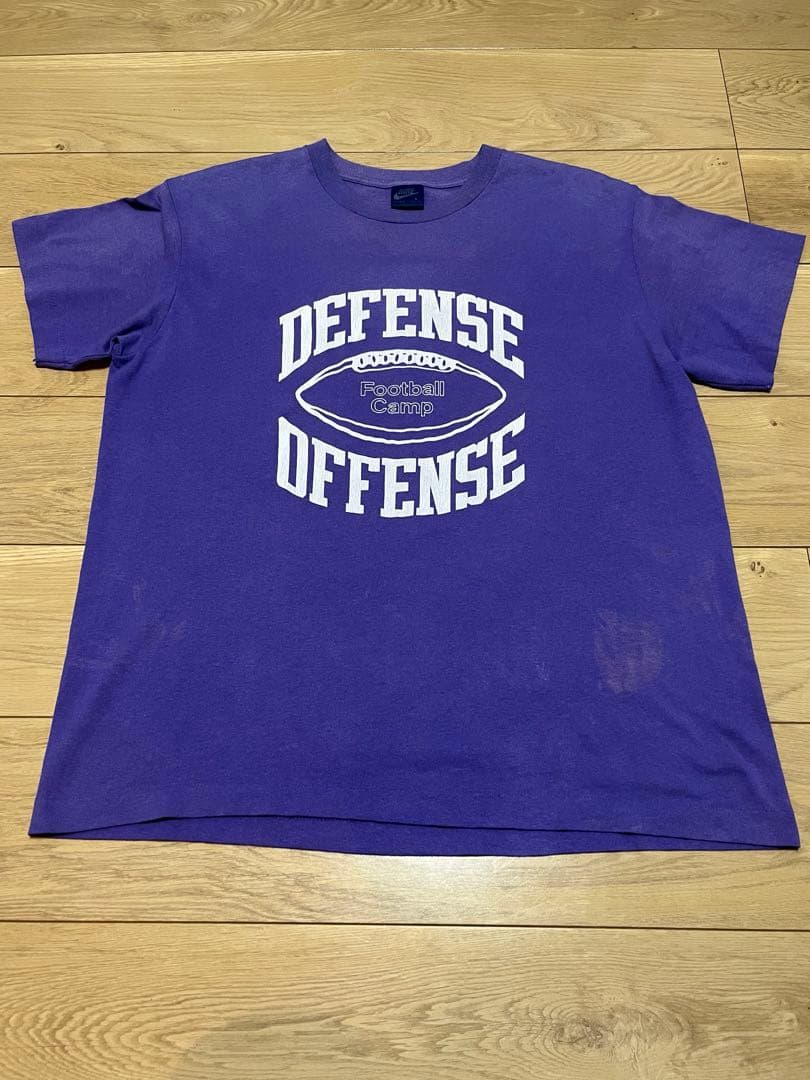 80s ナイキ NIKE Tシャツ バックプリント 紺タグビンテージ