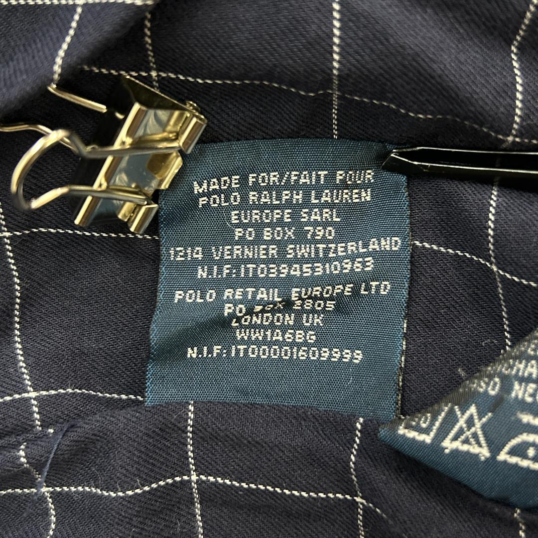 I*s様 Ralph Lauren　スイングトップ　L　ネイビー　裏地チェック